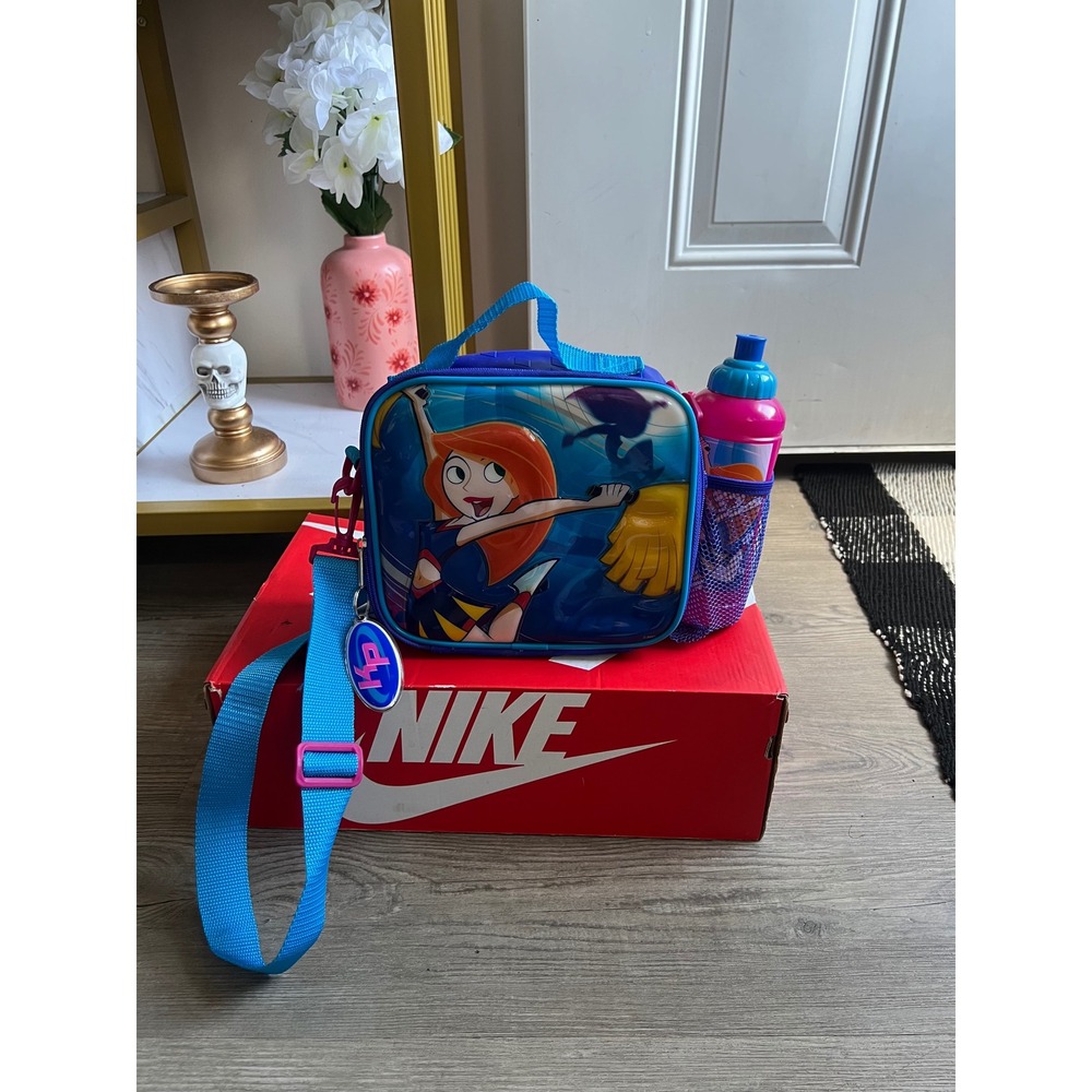 Vintage Y2K Kim Possible The Disney Store Insulated Lunch Box & Water Bottle